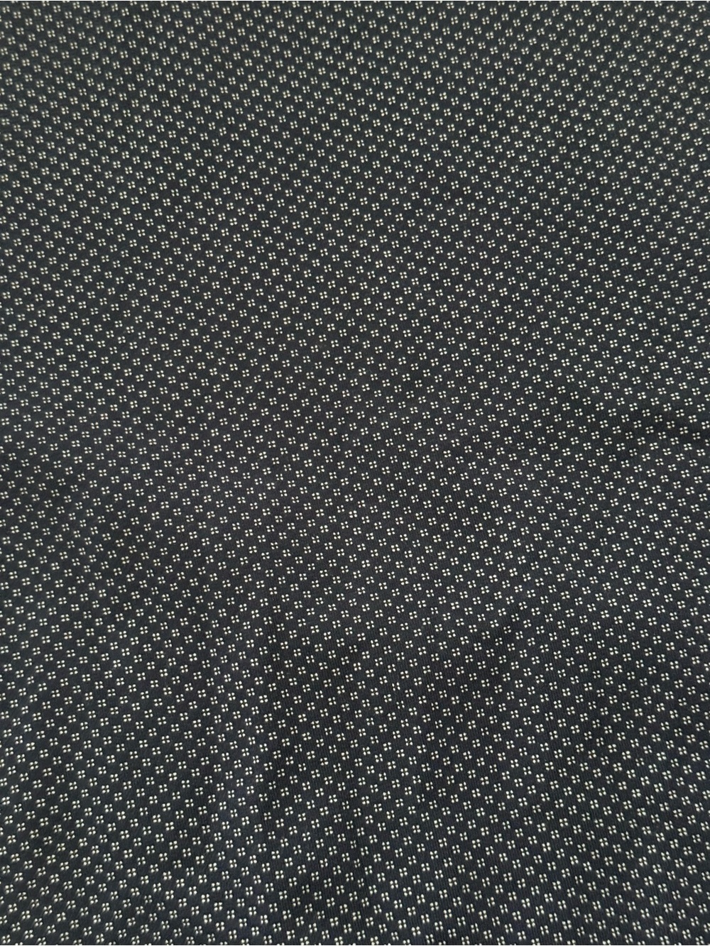 Express Navy Microdot Short Sleeve Crew Neck Tee - Picture 3 of 5